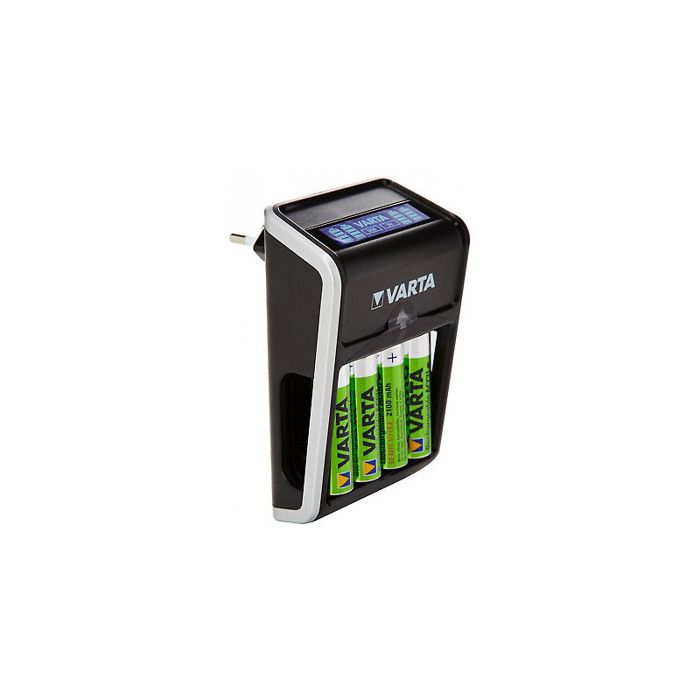 VARTA CHARGEUR LCD PLUG + 4 PILES AA 2100 READY…