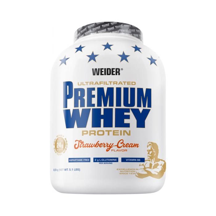WEIDER Sachet de Premium Whey 2.3kg Fraise-Vanille