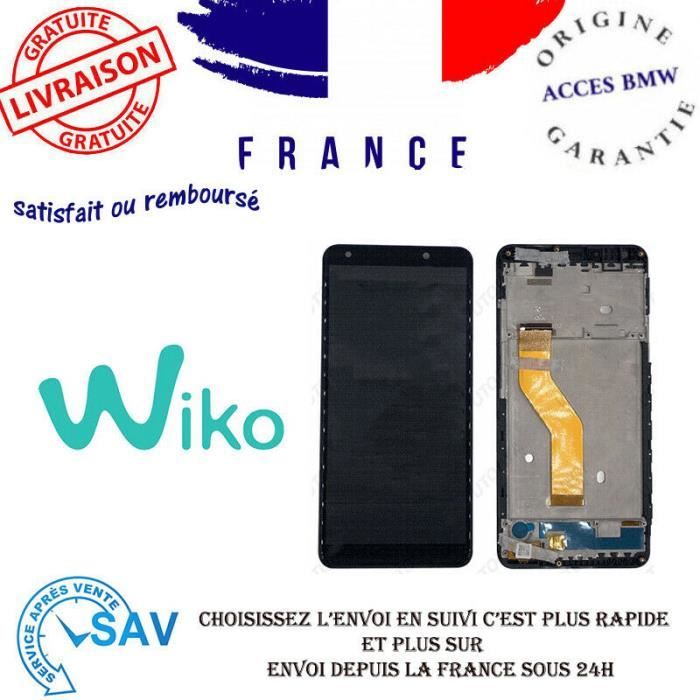 Originale Ecran LCD Complet Noir pour WIKO Y61 avec châssis