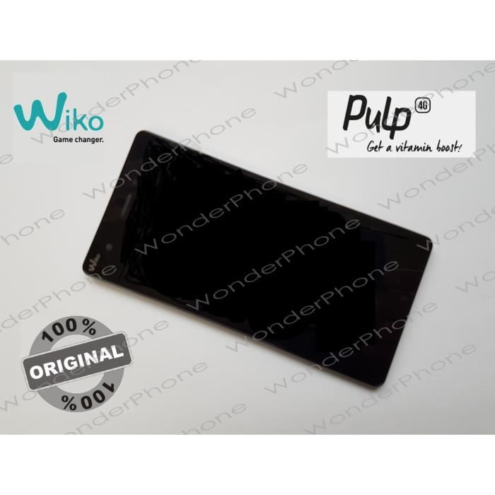 Ecran Complet Vitre Tactile LCD Assemblé WIKO PULP 4G GARANTIE 100% Original WIKO France