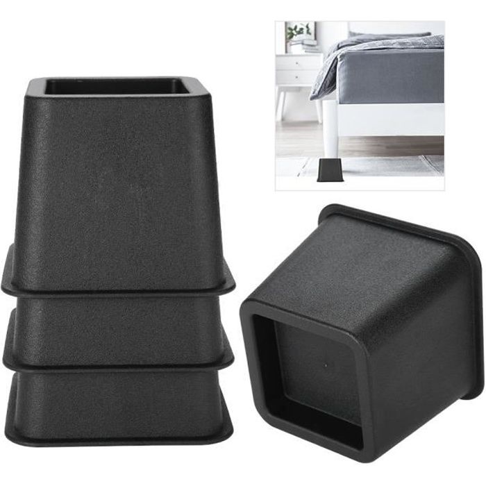 4 PièCes / Ensemble 7.5 Cm Pieds De Meubles Rehausseurs De Lit Réglables élévateur De Chaise De Lit -GIR