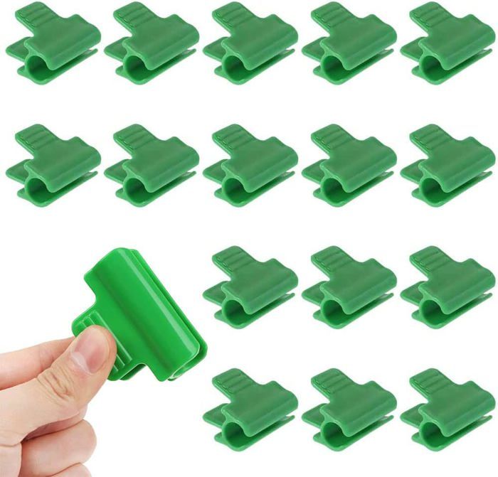 50 Pièces Clips Pour Serre 19 Mm - Pinces Plastique Solides Pour Film De Serre Et Jardin