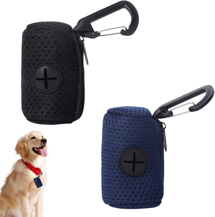 Comparer les prix de 2Pcs Distributeur sac a crottes chien Sac chien crotte Sac crottes chien Sacs ramasse-crottes pour chiens Sac à crottes