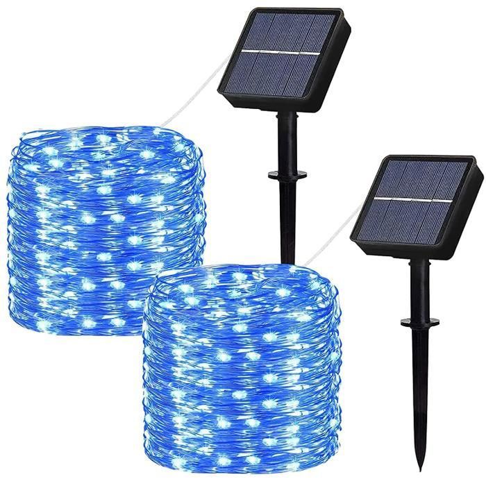 Guirlande Solaire Extérieure – 400 LED, 8 Modes, étanche IP65