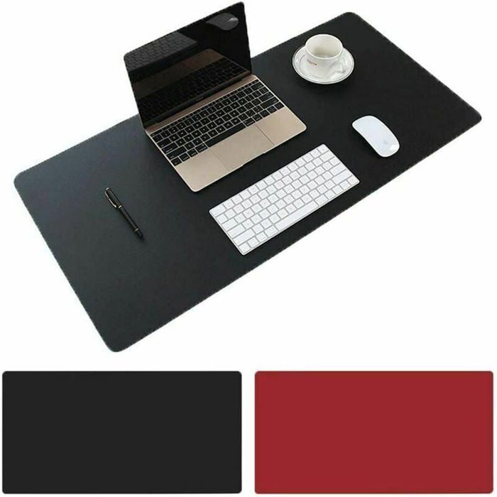 Tapis de souris noir et rouge 800 x 400 x 2 mm ultra mince anti-drapant et tanche idal pour bureau et jeux TAPIS