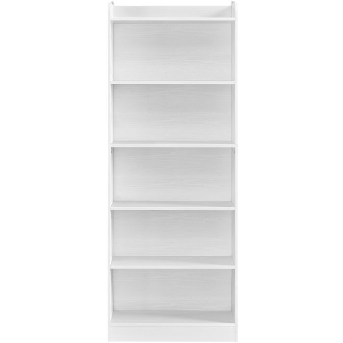 Yaheetech Bibliothèque sur Pieds Étagère de Rangement avec 6 Compartiments Ouverts Hauteur 160 cm Blanc Yaheetech Bibliothèque sur Pieds Étagère de Rangement avec 6 Compartiments Ouverts Hauteur 160 cm Blanc