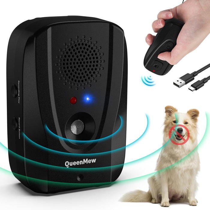 Meilleurs prix pour Anti Aboiement Chien Avec TélécommandeAutomatique Et 600 Pieds Entraînement À Distance 2 En 1 Boitier Anti AboiementEnregistreme