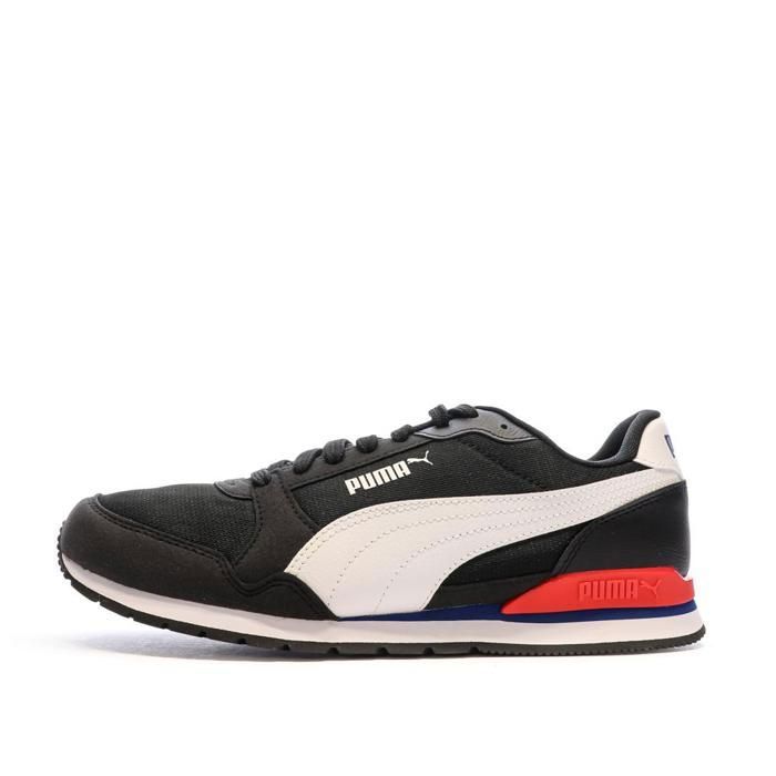 Puma Baskets Noir/Rouge Homme Puma V3 Mesh Castlerock