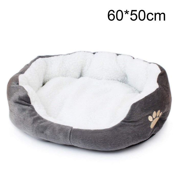 Comparer les prix de Coussin lit doux pour chat et chien canapé gris chaud et confortable