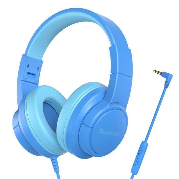 Blackview FitBuds K1 — Casque supra-auriculaire pliable Bluetooth 5.4 ENC 500 mAh micro bleu
