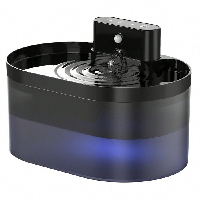 Fontaine à eau automatique pour animaux - Phoesky - Sans fil - Capteur intégré - 74 4 oz/2 2 L - Batterie rechargeable
