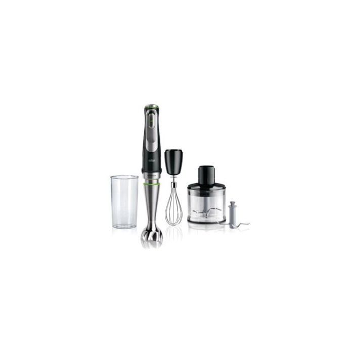 Mixeur plongeant Braun MQ9135XI 1 ActiveBlade SmartSpeed bol en acier inoxydable de 600 ml - vue 2