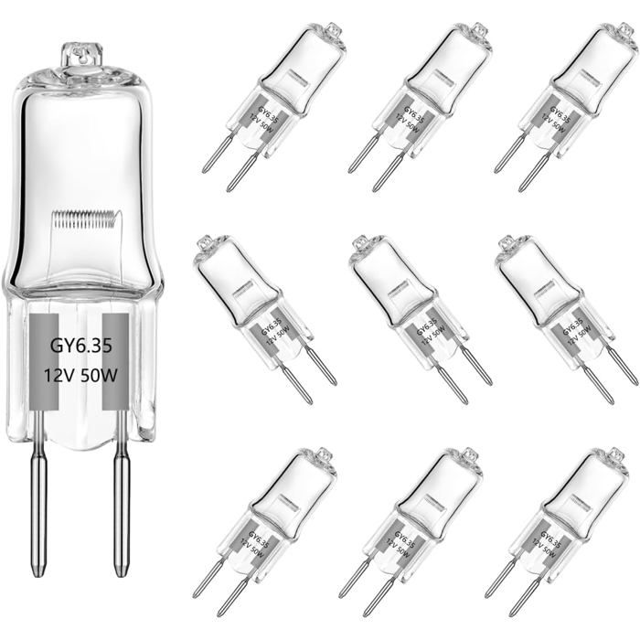 Ampoules Lampe Halogène G6.35 Lampe Halogène 50W 12V 650Lm Lampe Porte-Stylo Halogène Gy6.35 Pour Lustre Éclairage De Paysag[CA56]