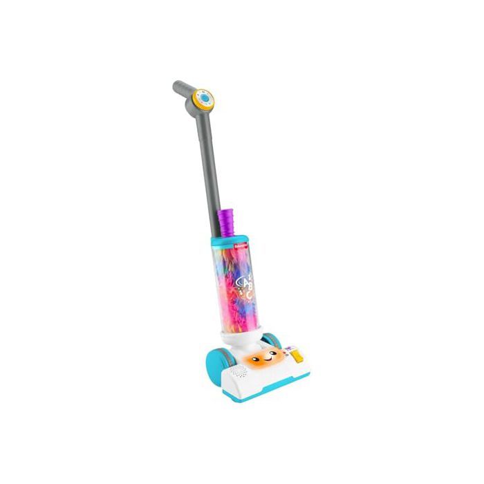 Aspirateur jouet 2 en 1 - FISHER-PRICE - JMM34 - 45+ chansons & lumières - IT/EN/PT/ES - Plumeau amovible Aspirateur jouet 2 en 1 - FISHER-PRICE - JMM34 - 45+ chansons & lumières - IT/EN/PT/ES - Plumeau amovible