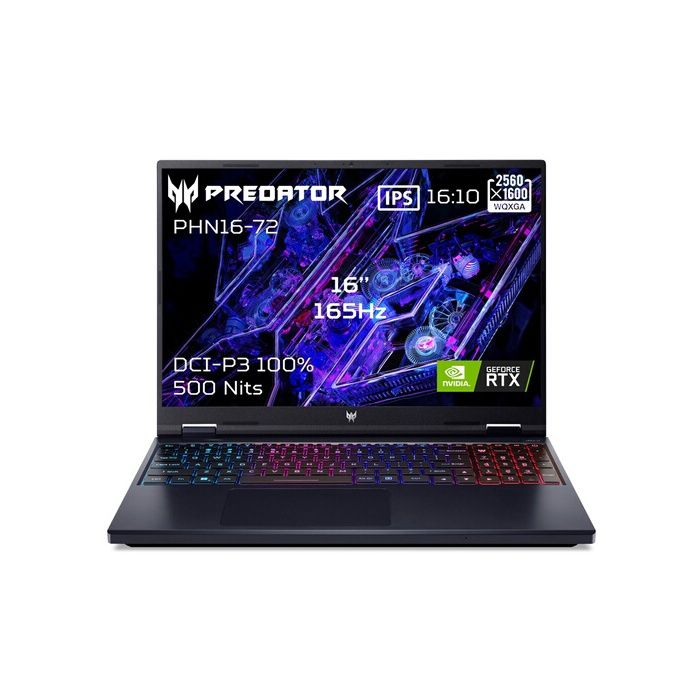 PC portable Acer Gaming Predator Helios Neo 16 PHN16-72-580H 16 WQXGA 165Hz Intel Core i5 14450HX 16 Go RAM DDR5 1 To SSD GeForce