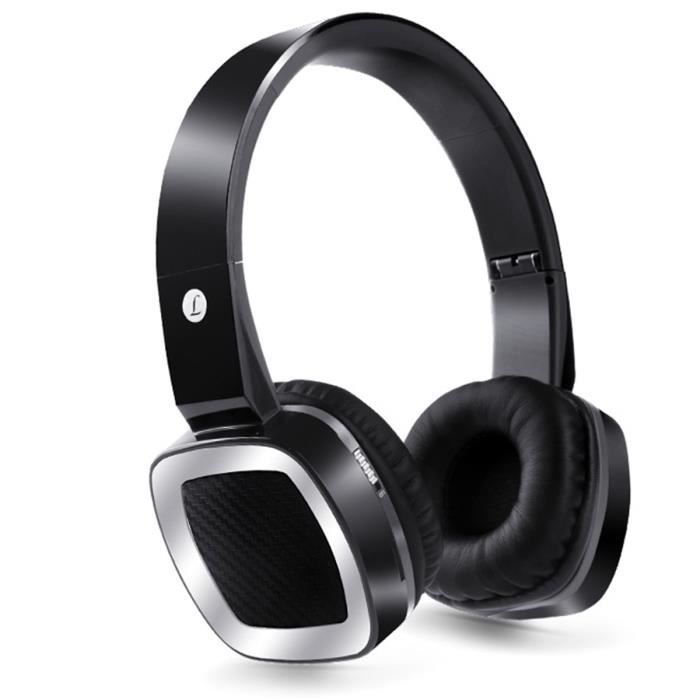 HiFi stéréo sans fil Bluetooth casque pliable Casque ...