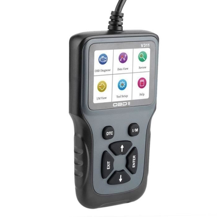 8-36V V311 OBD2 Scanner lecteur de code de défaut de voiture Écran couleur outil de diagnostic automobile