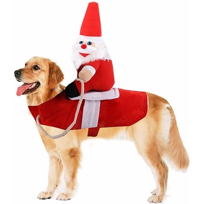 Costume De Noël Pour Animaux De Compagnie, Déguisements Père Noël