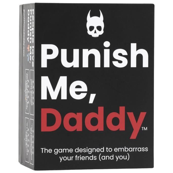 Punish me, Daddy Jeu de Cartes Adulte Action ou Vérité Jeux de Societe pour 24 Joueurs