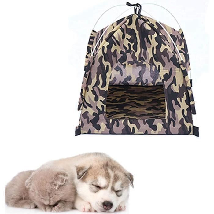 Niche Pour Chat Extérieur Imperméable Et Isolée - Tente Surélevée 33x33x33 Cm - Pour Chats Et Petits Chiens