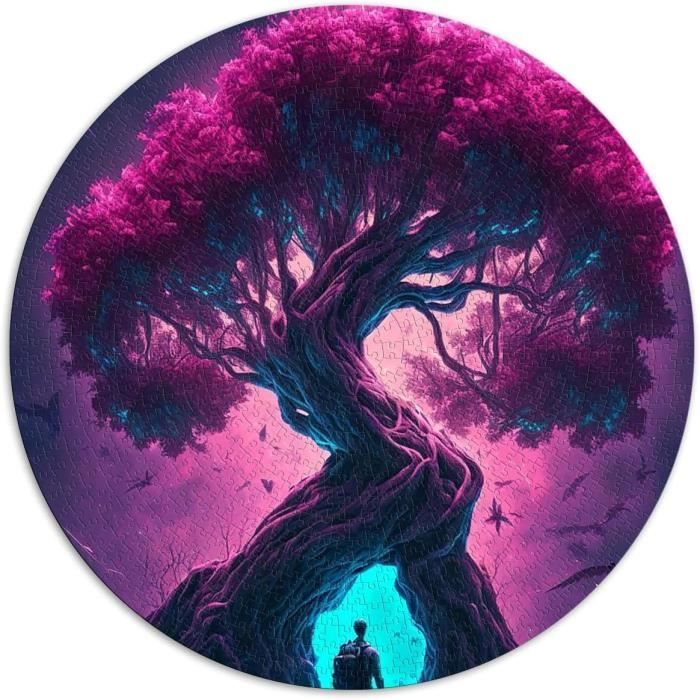 Puzzle 1000 pièces Arbre de Vie 75 x 50 cm Impossible Classique Puzzle Adulte Jeu d'adresse sophistiqué pour toute la famille