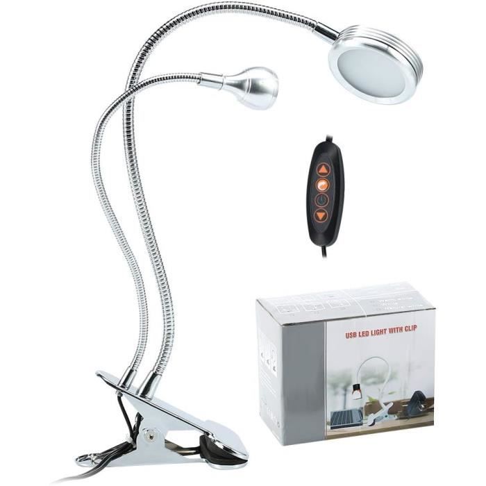 Lampe UV à Col De Cygne Pour Extensions De Cils - Avec Pédale De Contrôle, Polymérisation De La Colle, Réglable 360°