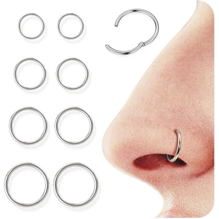 Anneau Prince Albert En Acier Chirurgical 316L - 00g (10mm) - Neuf Avec Emballage
