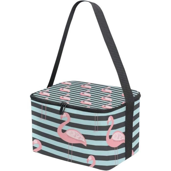 Sac À Dos Motif Flamants Roses Doré À Pois[H5181] - Bagagerie