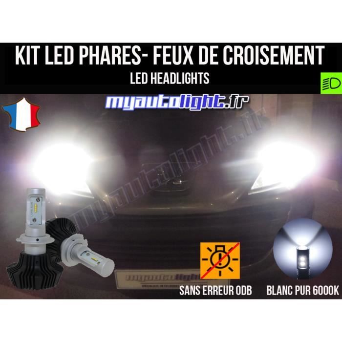 Kit Ampoules de phares à LED H7 Haute Performance pour PEUGEOT 207 Cdiscount Auto
