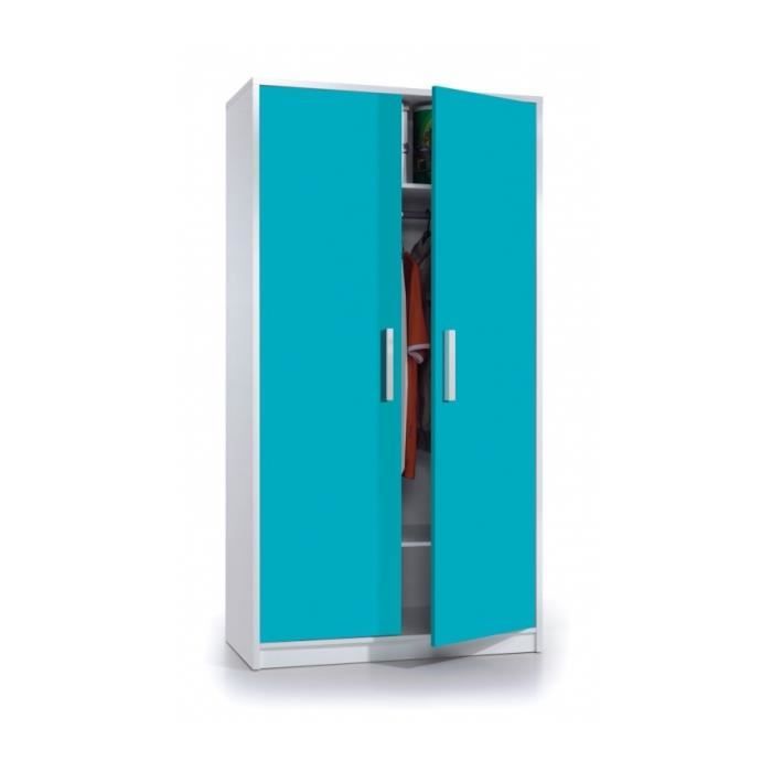 Armoire Juvenile Ipink Largeur 100 Cm X Hauteur 190 Cm X