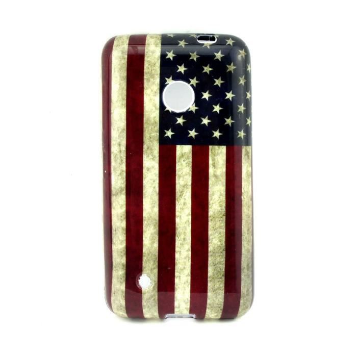 Coque TPU Semi-rigide Drapeau Pour IPhone 5/5S – Protection Légère Et Design Original