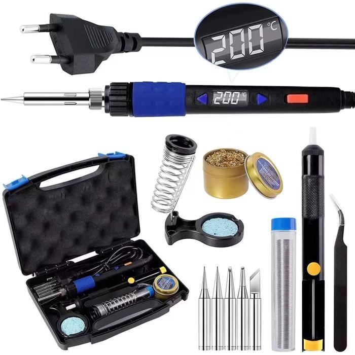 Fer à Souder électrique 300 W - Poignée En Bois, Tête En Cuivre Remplaçable, Pour électronique, Bijoux, Bricolage - 3