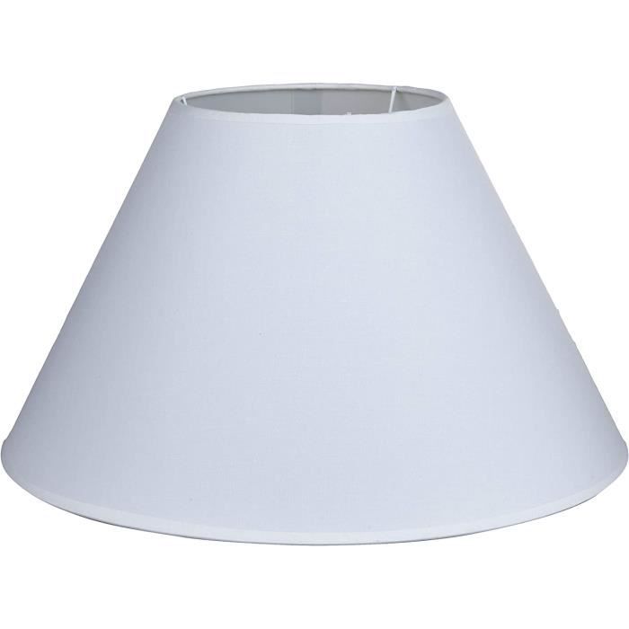 Abat-jour Alinéa Blanc Et Rose Chat Rond 40cm Pour Chambre Enfant