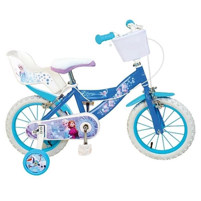 Vélo 16 pouces 2025 fille reine des neiges