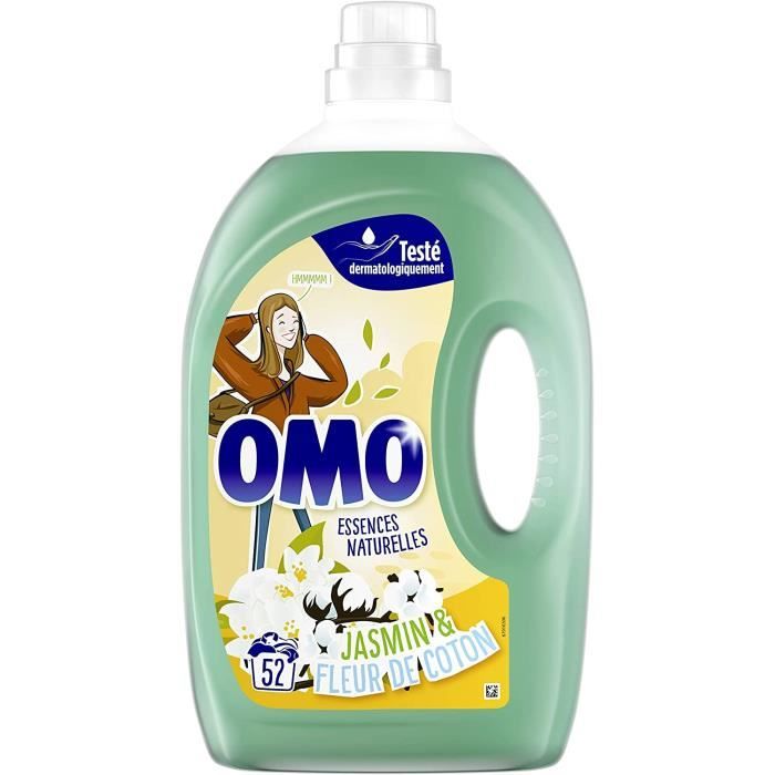Omo Lessive Liquide Jasmin & Fleur de Coton 27 sc 1350 ml