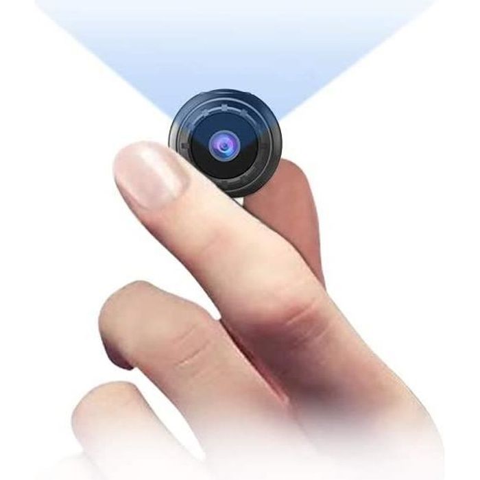 Mini Camera Espion Enregistreur, Full HD 1080P Spy Cam sans Fil Nanny Caméra  Cachée avec Détection de Mouvement et Vision Nocturne, Interieur/Exterieur  Micro Surveillance