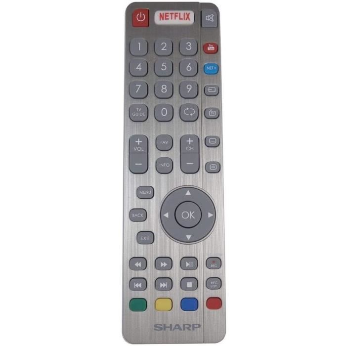 Télécommande TV Original Rechange Pour Sharp LC-24DHG6001K/LC24DHG6001K ...
