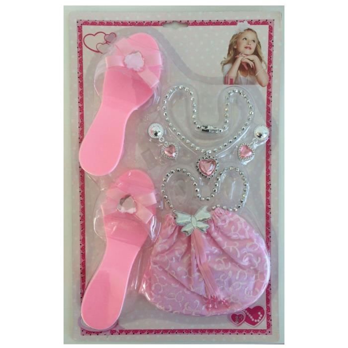 Kit accessoires princesse rose fille - Taille Unique - Cdiscount Jeux -  Jouets