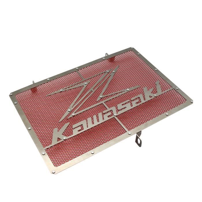 Garde de grille de protection de grille de moto en acier inoxydable pour Kawasaki Z750 Z800 ZR800 Z1000 Z1000SX rouge