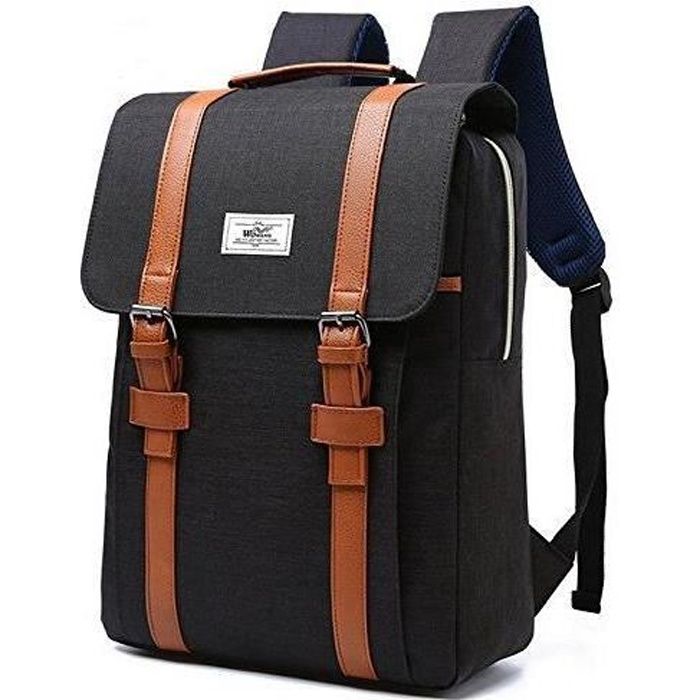 Sac à dos Femme Et Homme 15 Pouces Sac à dos Antivol Ordinateur Portable  Ecole Avec Nylon Imperméable - Cdiscount Bagagerie - Maroquinerie