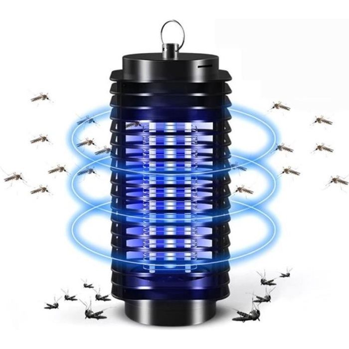 Outsunny - Outsunny Lampe UV anti-insectes anti moustique tue mouche  électrique destructeur d'insectes 20 W gris