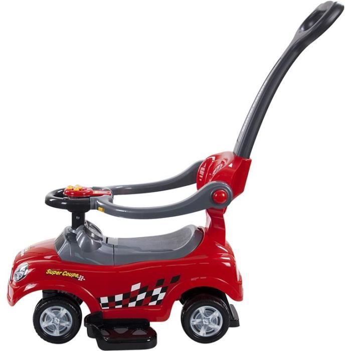 Jet Trotteur Voiture Bebe Enfant 2en1 Porteur Des 24 Mois Elements Amovibles Canne Parentale Arceau De Se Cdiscount Jeux Jouets