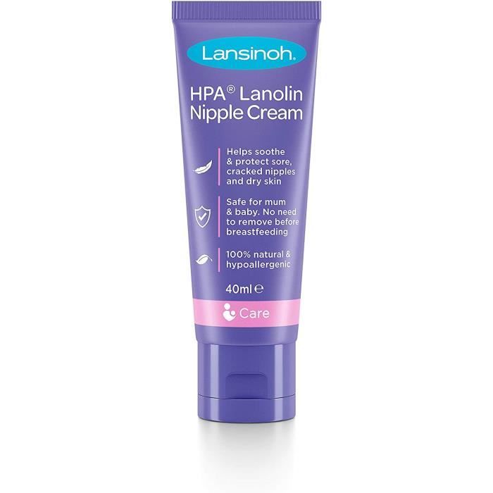 Lansinoh Crème Lanoline Hpa Soin Des Mamelons 40 Ml - Cdiscount  Puériculture & Eveil Bébé