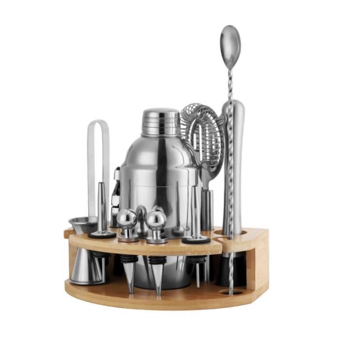 Cuillère à Cocktail Fdit En Acier Inoxydable - Longue Poignée Pour Bar, Café, Mélange