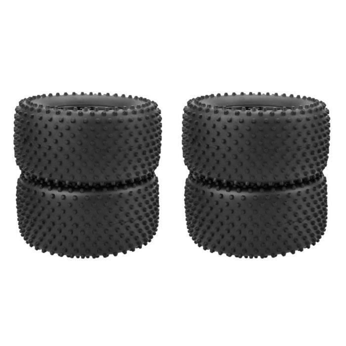 Fdit ensemble de pneus et jantes RC pour voiture 1/24 RC 4 pièces 55mm