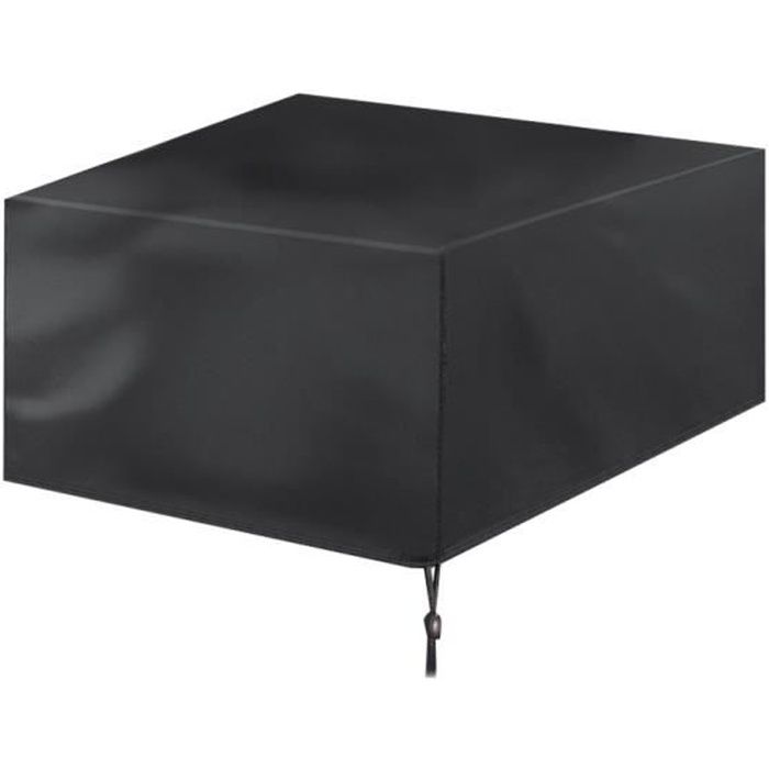 Housse Table De Jardin 120x100x90cm/LxWxH 420D Oxford Housse Salon De Jardin Exterieur Bâche Anti UV Imperméable Rectangulaire Housses Pour Mobilier De Jardin Bache De Protection