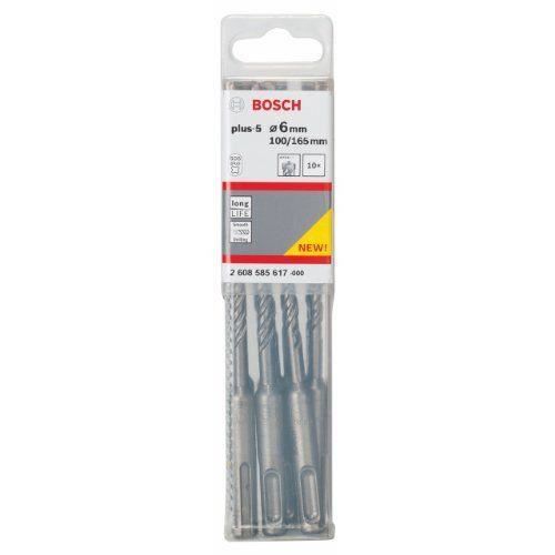 Foret Béton Bosch 2608585617 – SDS-plus-5 Ø 6 mm, Lot de 10 Pièces