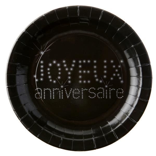 10 Assiettes En Carton Noires Joyeux Anniversaire Achat Vente Assiette Jetable Cdiscount 10 Assiettes En Carton Noires Joyeux Anniversaire Achat Vente Assiette Jetable Cdiscount
