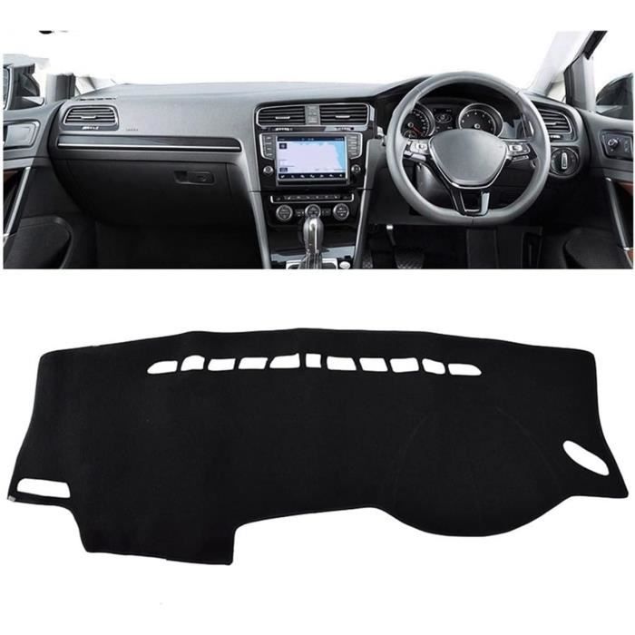 Tapis Tableau De Bord Pare-Soleil VW Tiguan 2 MK2 2016-2023 - Couverture Anti-UV LHD Noir