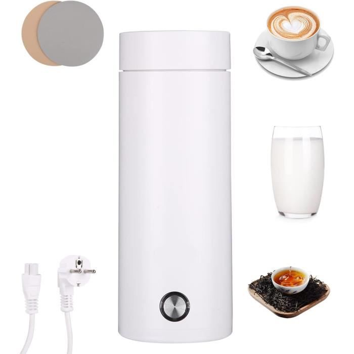 Wffeila Bouilloire Électrique Pliable en Silicone Blanc,Bouilloire